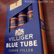威利蓝筒铝管雪茄3支装 Villiger Blue Tube Cuban Filler