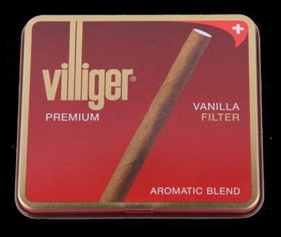 红盒带烟嘴威力10号小雪茄 villiger premium NO.10 vanilla filter